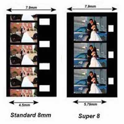 Filmtransferservice - Normal 8 und Super8 - Compare 8mm Super8 2